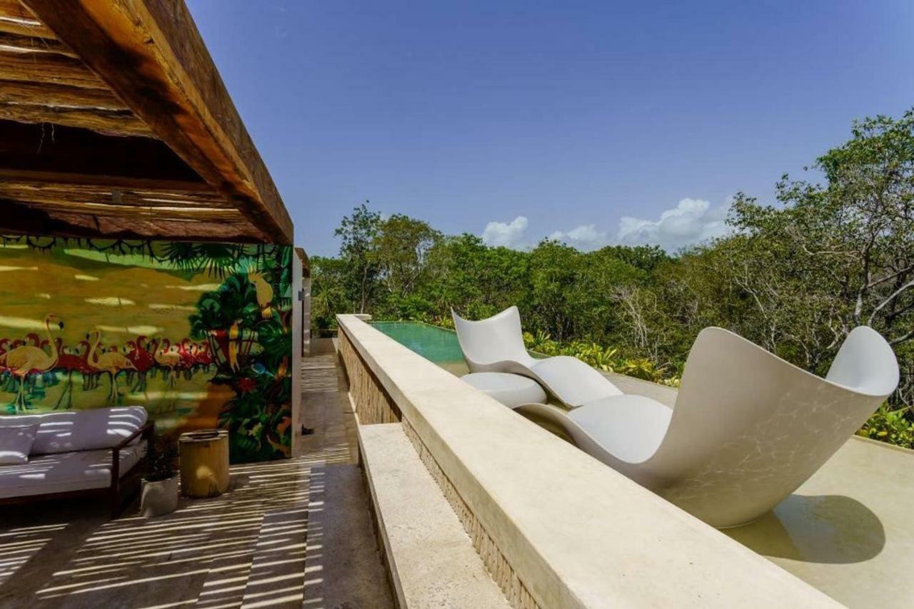 Jungle Luxury In Private Residential Area & Stunning Rooftop By Stella Rentals ตูลุม ภายนอก รูปภาพ